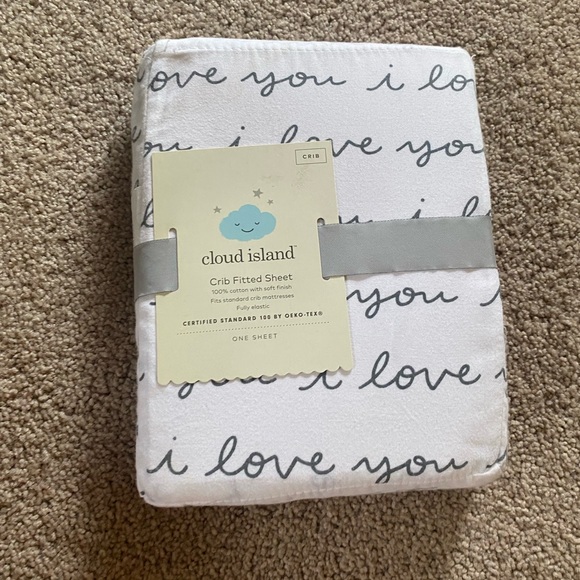 cloud island Other Fitted Crib Sheet Poshmark